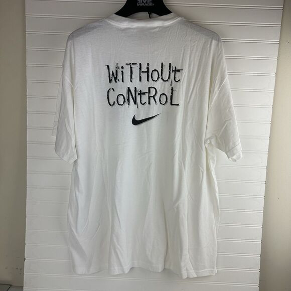 VTG 90s Nike Tee Power Is Nothing WIthout Control XL White T-Shirt USA Made NWOT - Picture 6 of 7